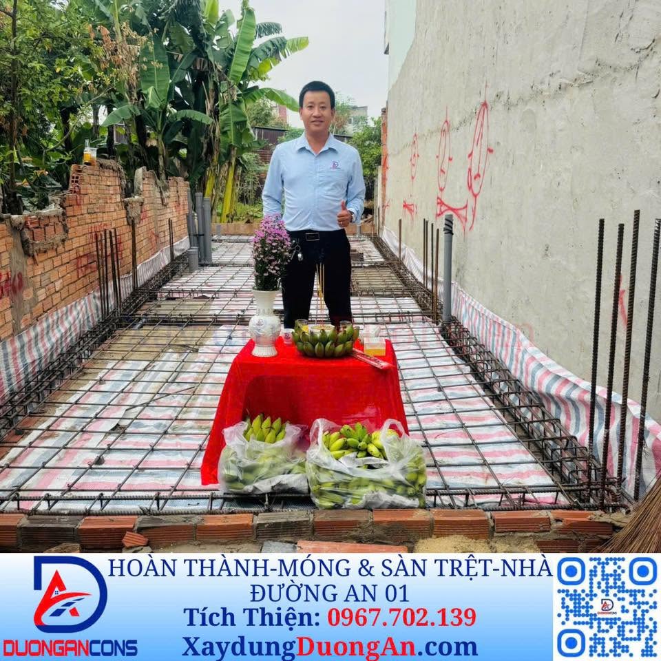 06/05/2026: Xây dựng Đường An - Hoàn thành Dầm sàn Trệt - ĐƯỜNG AN 01