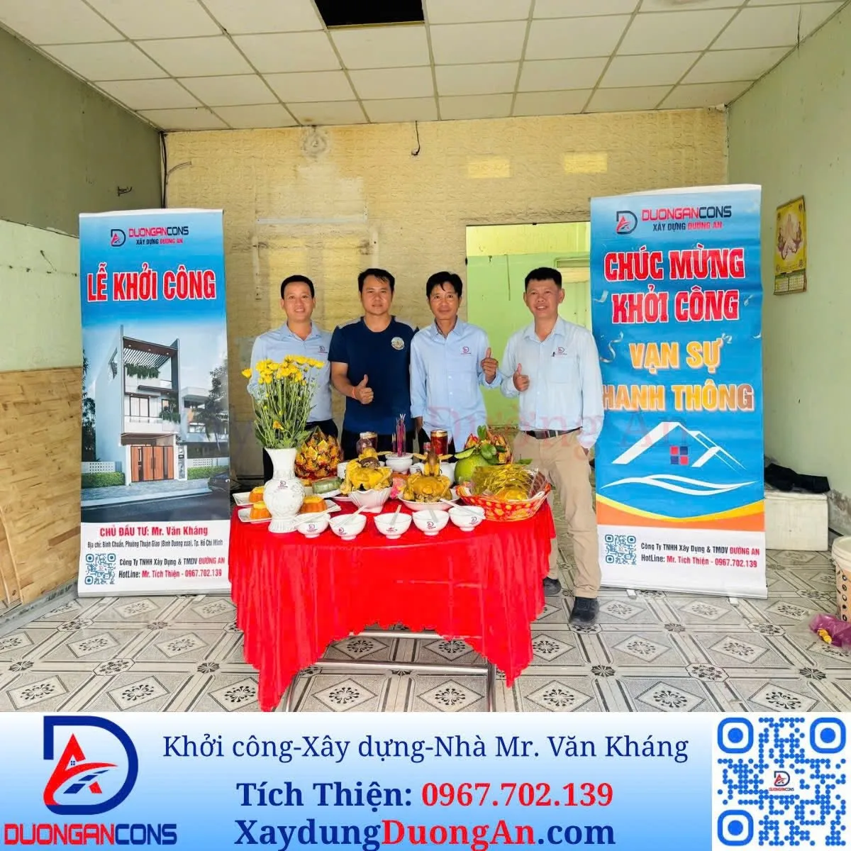 05/06/2026: Xây dựng Đường An - Khởi công - Nhà phố Mr. Văn Kháng