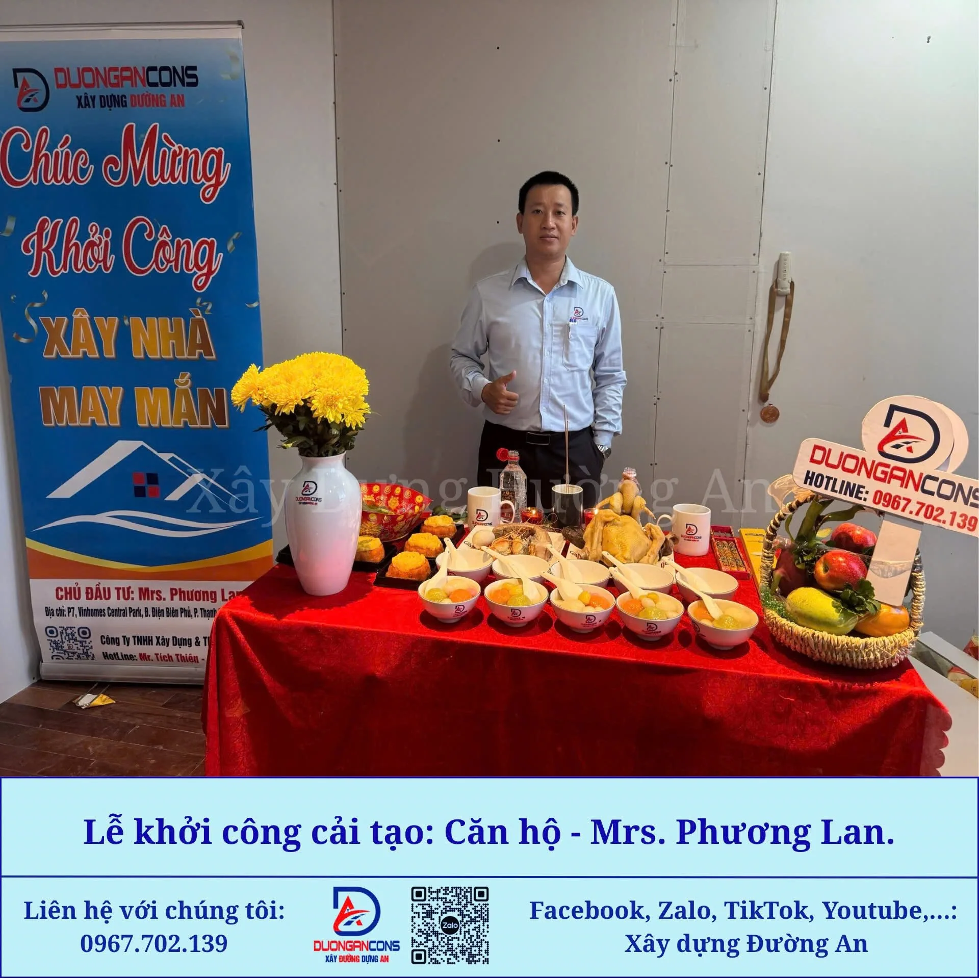23/12/2025: Xây dựng Đường An - Khởi công sửa chữa cải tạo. Hợp đồng CHÌA KHOÁ TRAO TAY