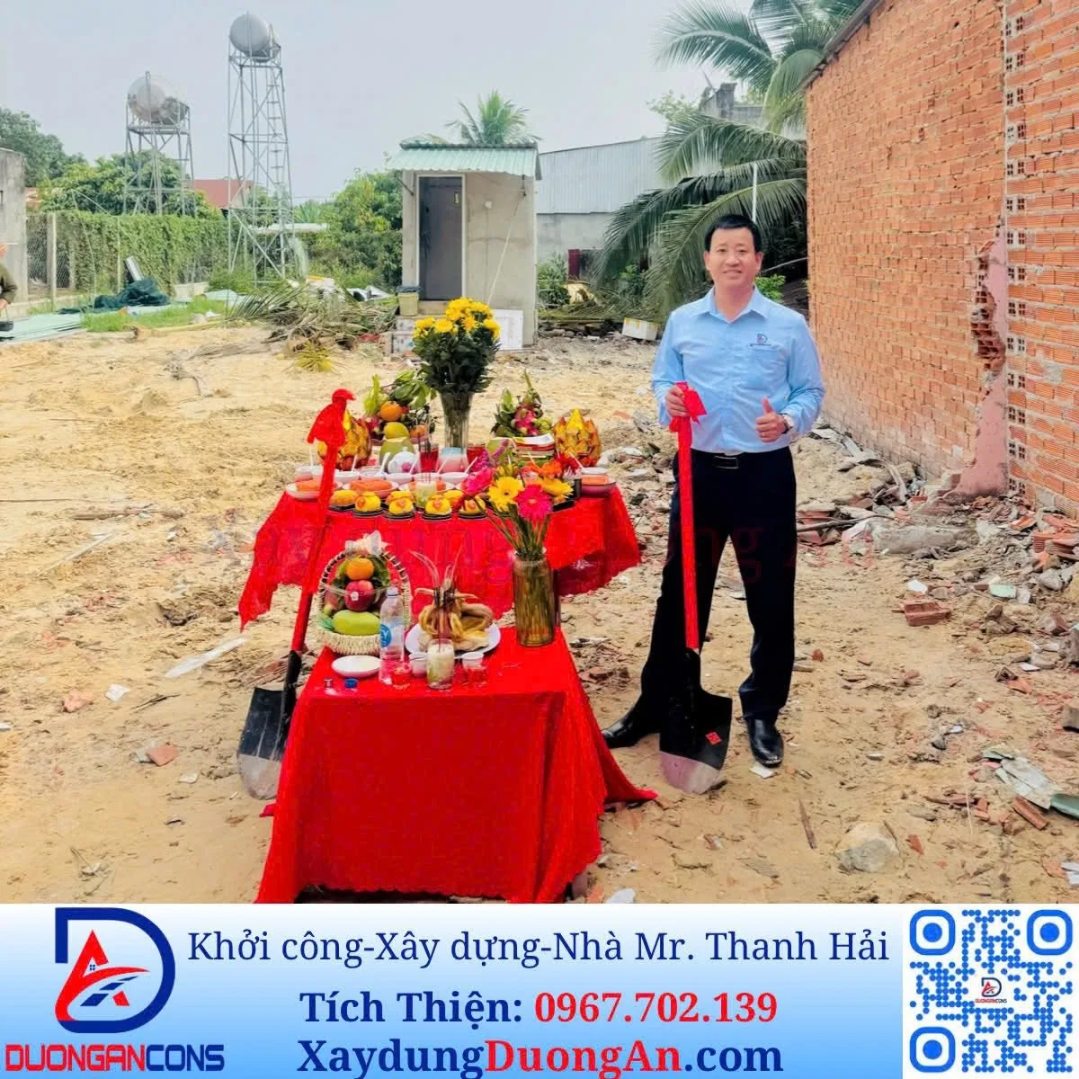 5 giờ 5 phút 5 giây ngày 05/05/2026: Xây dựng Đường An - Khởi công - Nhà phố Mr. Thanh Hải