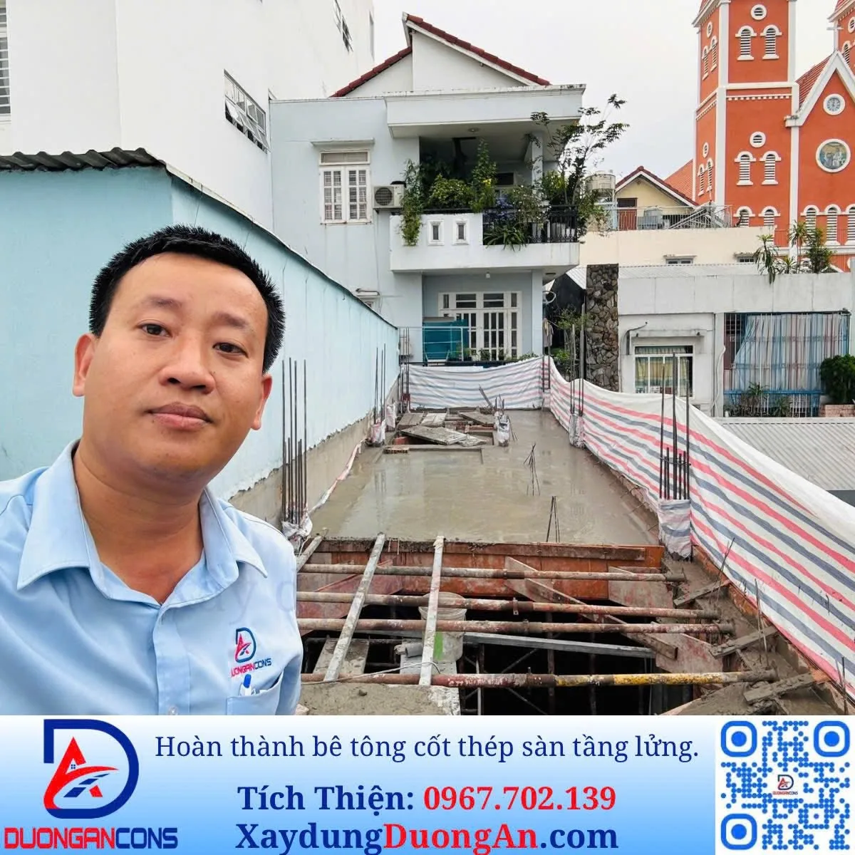 16/01/2026: Xây dựng Đường An - Hoàn thành dầm sàn trệt