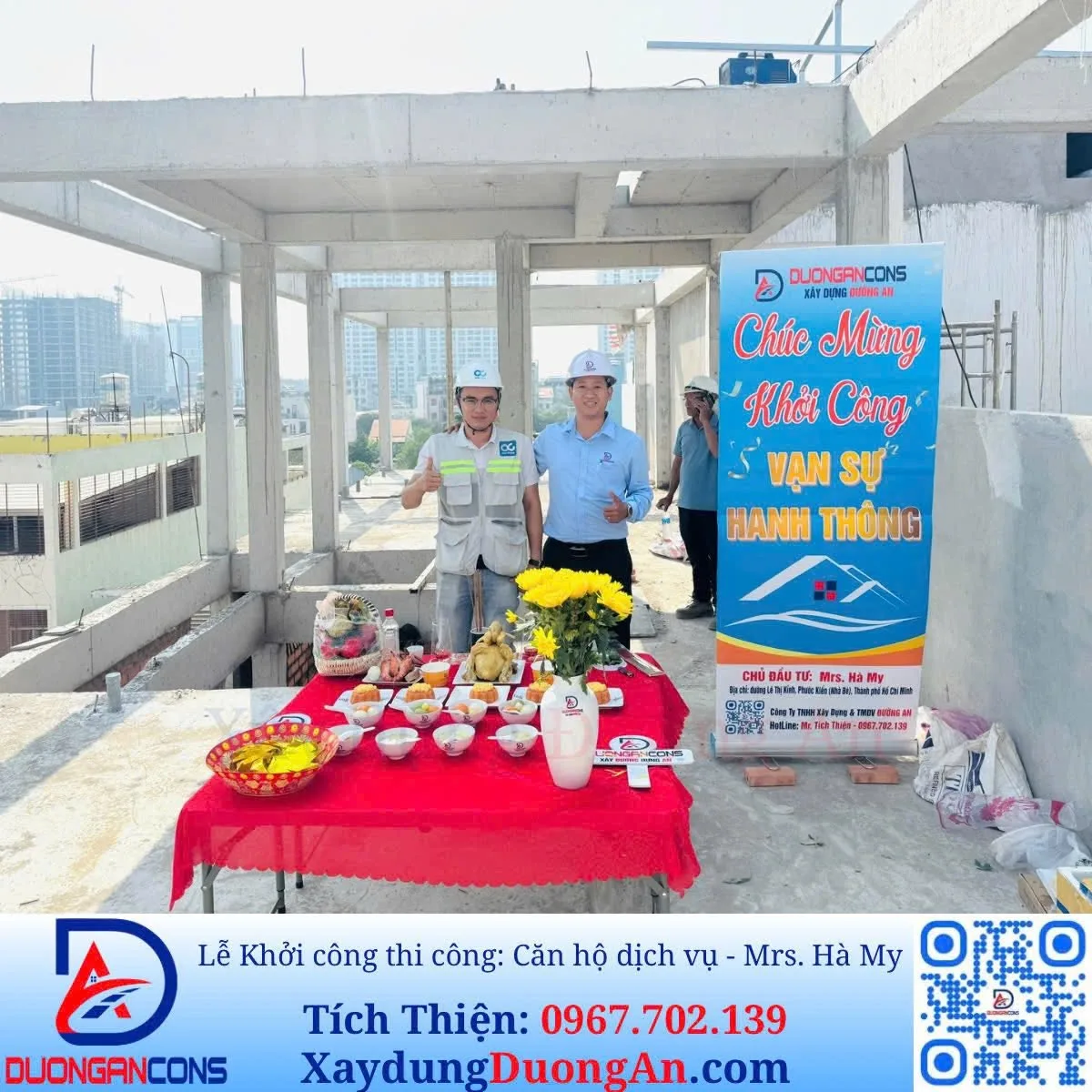 10/01/2026: Xây dựng Đường An - Khởi công CĂN HỘ DỊCH VỤ; hợp đồng XÂY TÔ ỐP LÁT HOÀN THIỆN