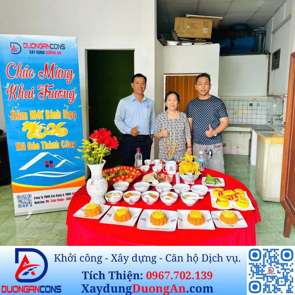 9 Giờ 9 phút 9 giây, ngày mùng 9 tháng Giêng năm Bính Ngọ (25/02/2026) : Xây dựng Đường An - Lễ cúng Khởi tạo nhà mới - Căn hộ Dịch vụ - Hợp đồng CHÌA KHOÁ TRAO TAY