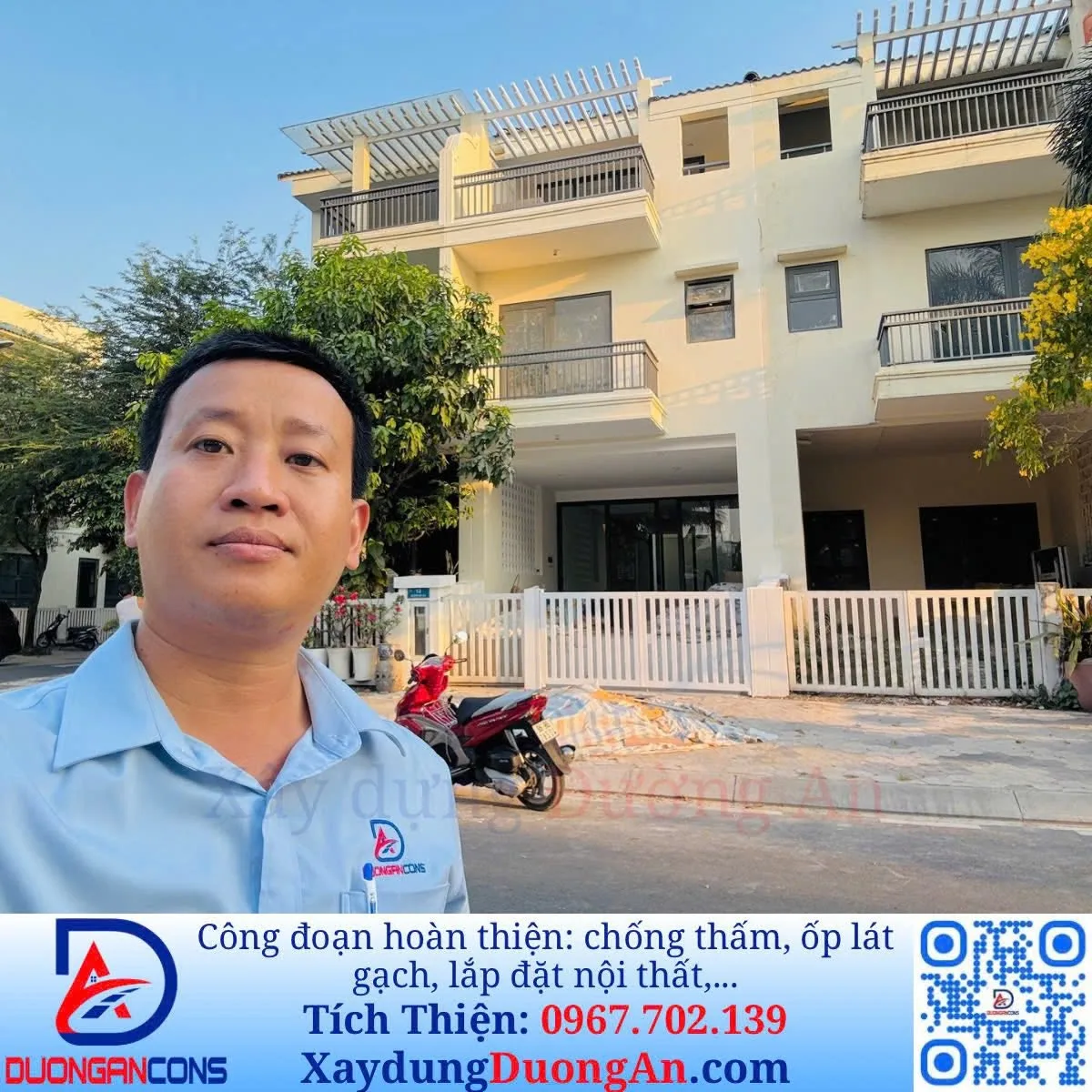 07/04/2026: Xây dựng Đường An - Hoàn thiện căn nhà - Villa Senturia Vườn Lài