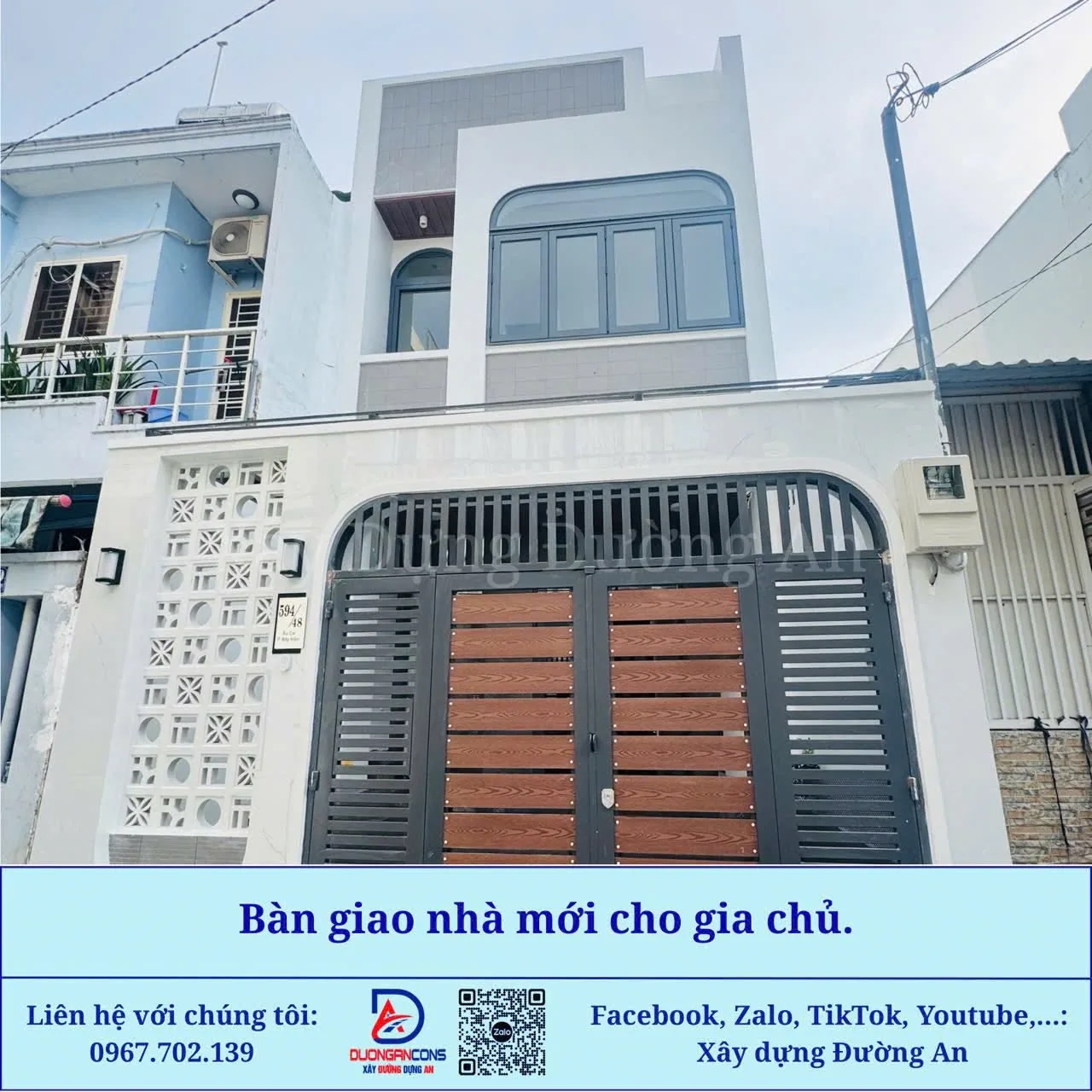 21/11/2025: Xây dựng Đường An - Hoàn thiện bàn giao căn nhà cho gia chủ.