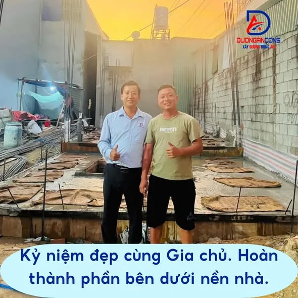12/04/2025: Xây dựng Đường An - Hoàn thành bê tông cốt thép sàn trệt.