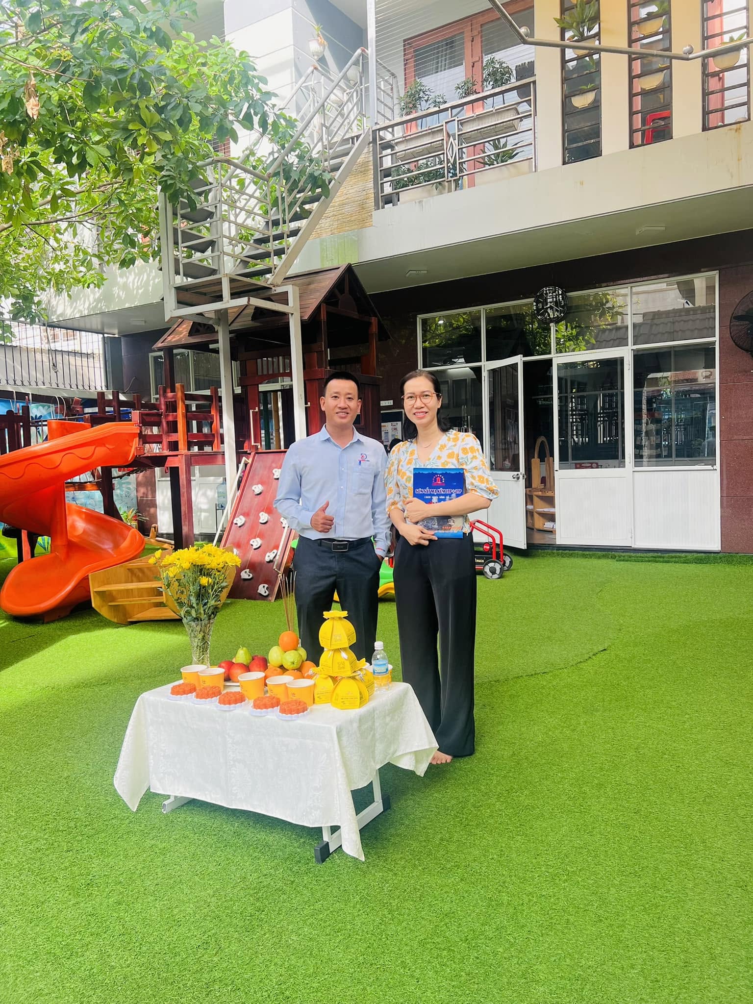 09/07/2024: Đường An góp chút sức mọn cải tạo và sơn sửa trường Edukids Montessori trước thềm năm học mới.