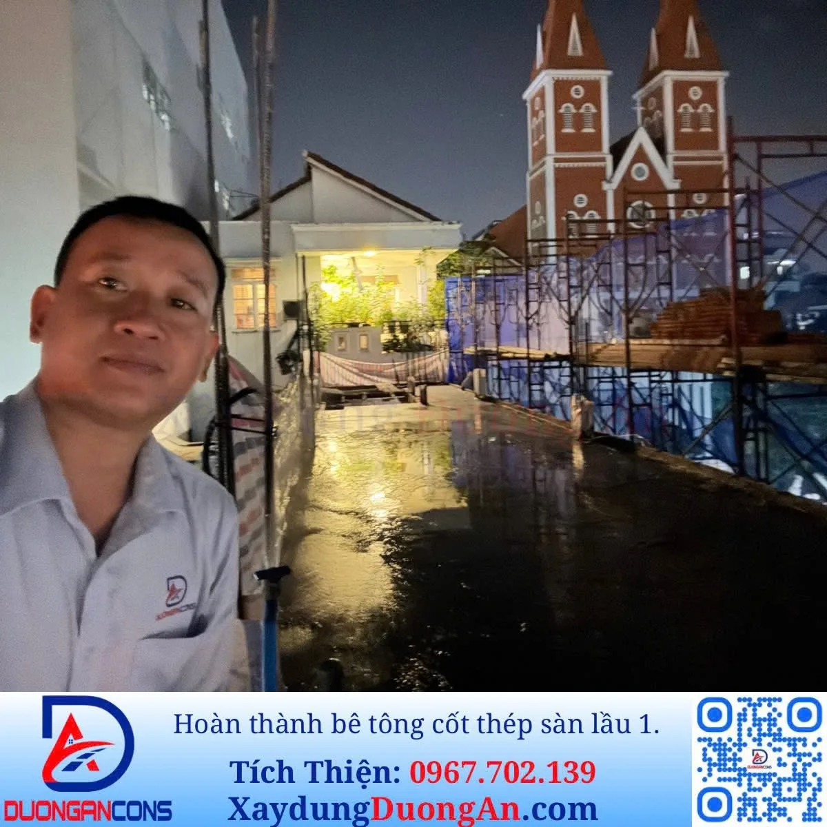 22/01/2026: Xây dựng Đường An - Hoàn thành dầm sàn lầu 1.