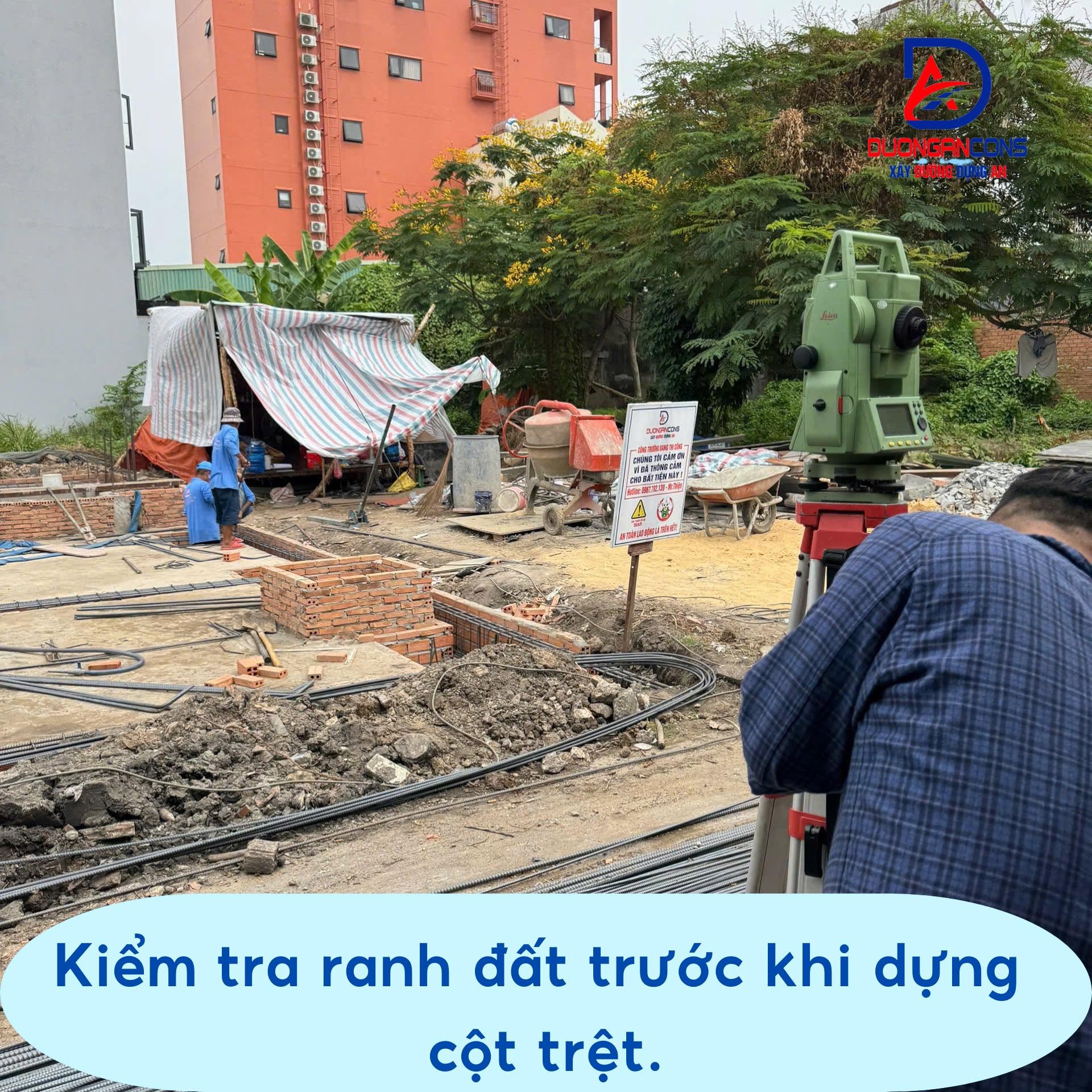 17/04/2025: Xây dựng Đường An - Hoàn thành bê tông cốt thép sàn trệt.