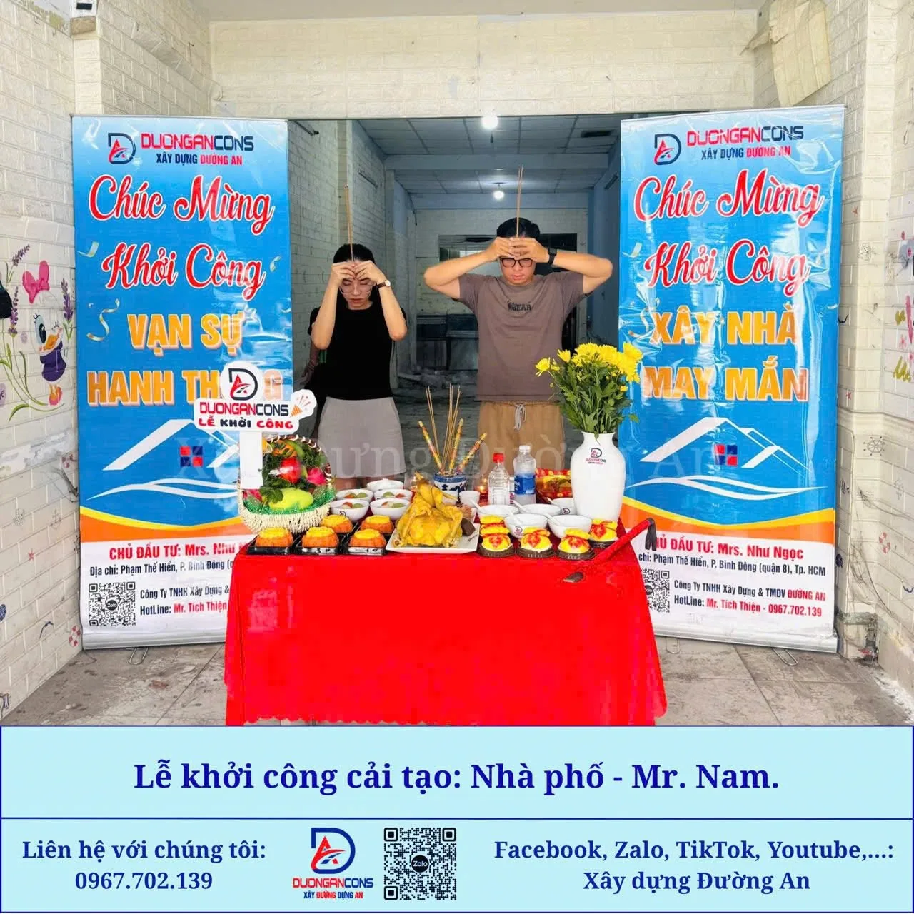 12 giờ 12 phút 12 giây ngày 12/12/2025: Xây dựng Đường An - Khởi công cải tạo sửa chữa cải tạo. + Nhà phố - Mr. Nam
