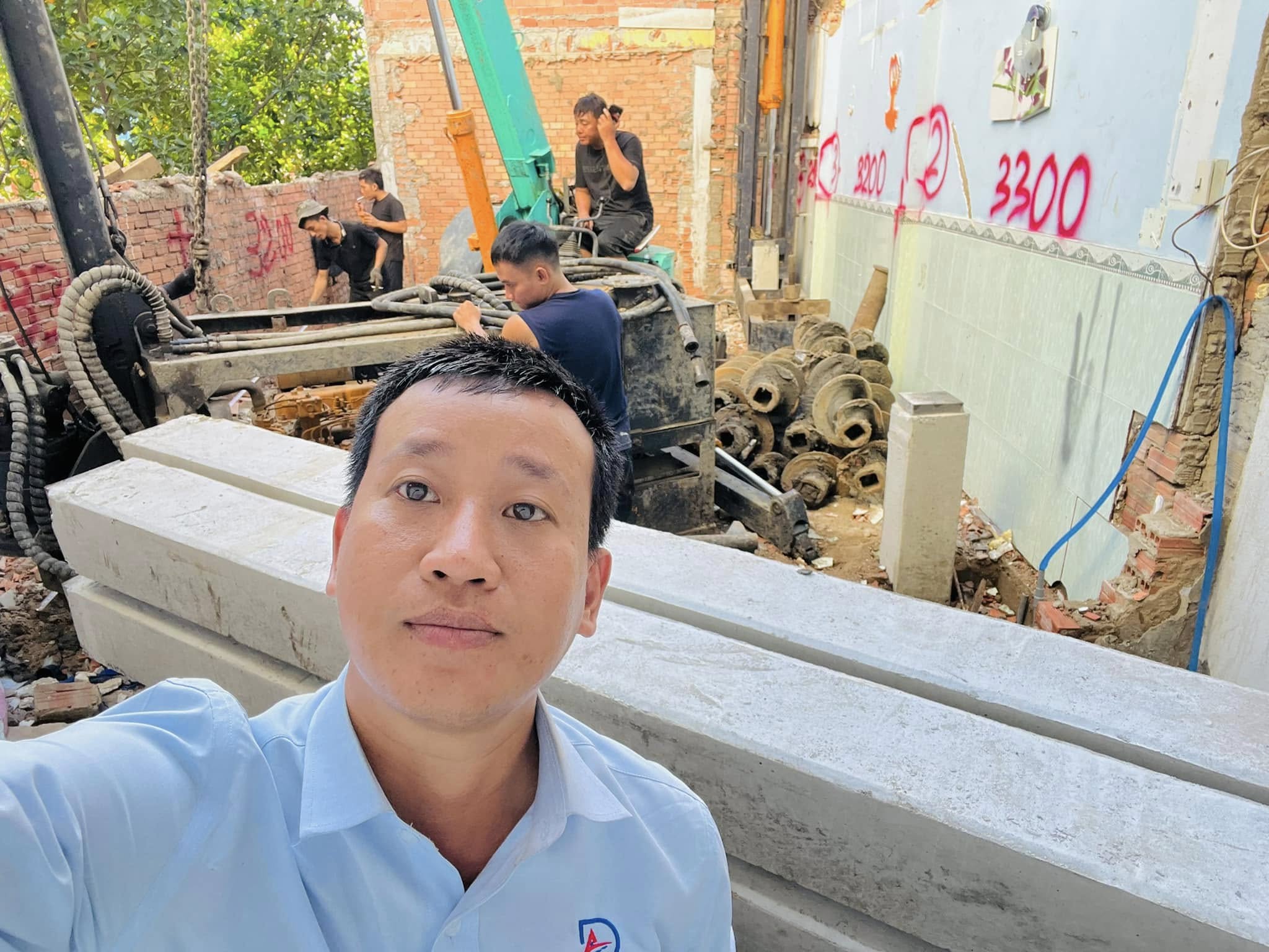 07/07/2024: Ép cọc - Nhà phố Mr. Duy An