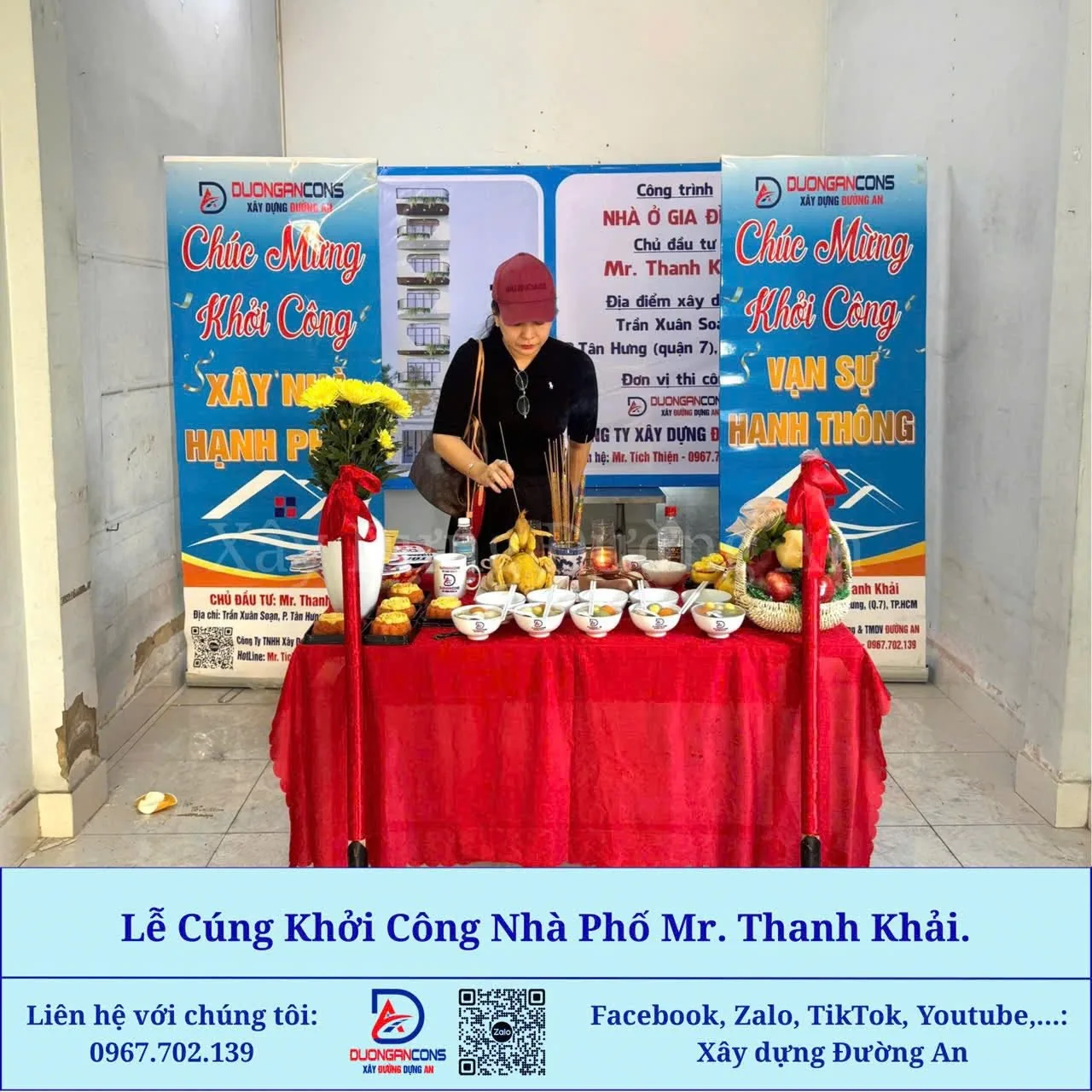 01/12/2025: Xây dựng Đường An - Khởi công Nhà phố